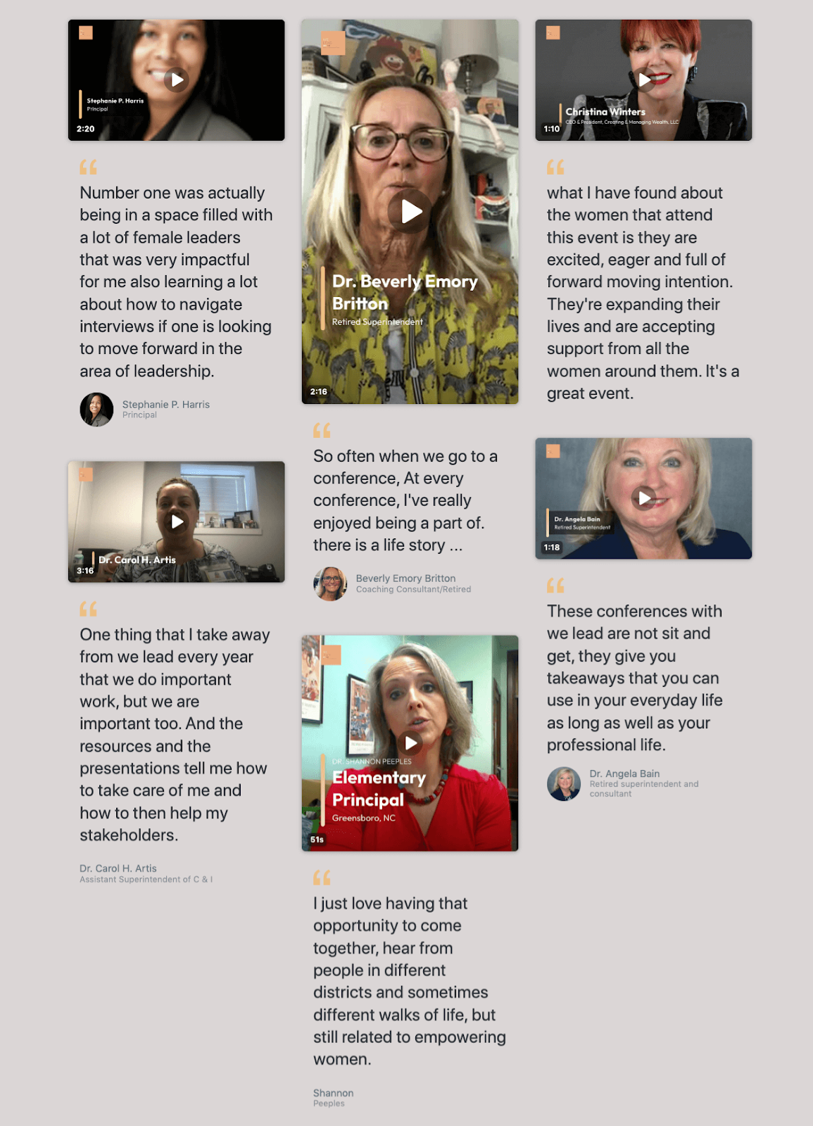 6 Website Testimonial Templates + Galleries for Any Page
